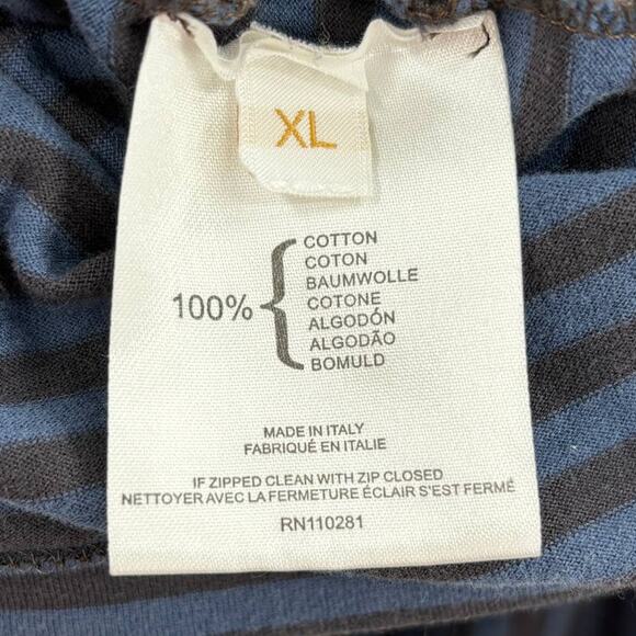 Pringle of Scotland Blue Striped Turtleneck - Picture 7 of 8